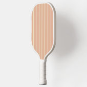 Midden-eeuwse strepen zoete perzik kleur pickleball paddle (Links)