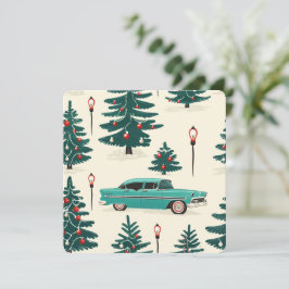 Midden-eeuwse turquoise kersttocht