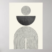 Midden-eeuwse waterverf boogbalans poster (Voorkant)