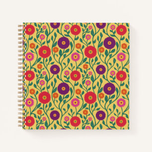 Midden-Eeuwse wijnbloem   Tuinslinger Gele Notitieboek