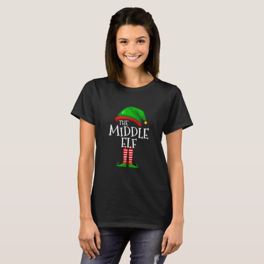 Midden-Elf Matching Family Group T-shirt (Voorkant volledig)