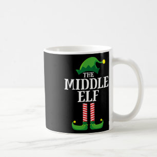 Midden Elf Shirt Matching Familie Fun Broer Groep Koffiemok