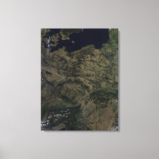 Midden-Europa Canvas Afdruk (Voorkant)
