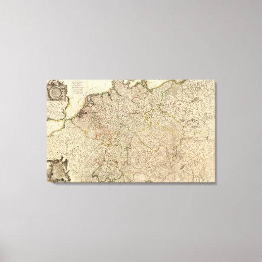 Midden-Europa Canvas Afdruk (Voorkant)