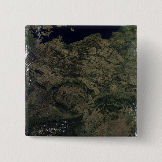 Midden-Europa Vierkante Button 5,1 Cm (Voorkant)