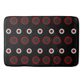 Midden-euw modern rood, zwart en grijs     badmat (Voorkant)