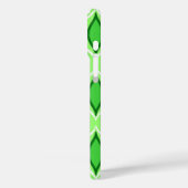 Midden-euwse moderne diamanten, smaragd en limoeng Case-Mate iPhone case (Achterkant / Links)