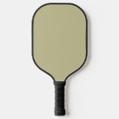 Midden-euwse moderne effen stof sagekleur pickleball paddle (Voorkant)