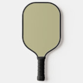 Midden-euwse moderne effen stof sagekleur pickleball paddle (Achterkant)