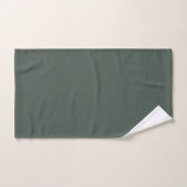 Midden-euwse moderne groen bad handdoek (Handdoek)