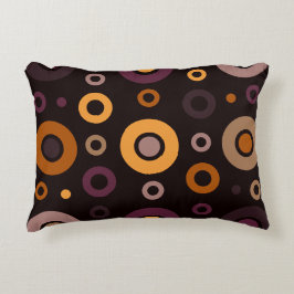 Midden-euwse moderne herfst geometrisch   accent kussen