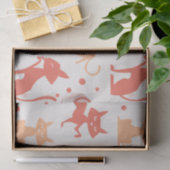 Midden-euwse moderne kattenpatroon tissuepapier (Geschenk)