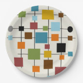 Midden-euwse moderne kunst 1.3 papieren bordje (Voorkant)