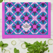 Midden-euwse moderne levendige kleuren thee theedoek (Gevouwen)