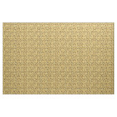 Midden-euwse moderne retro honing mosterd baan stof (Yard (91,4 cm))