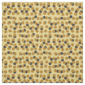 Midden-euwse moderne retro honing mosterd baan stof (Swatch)