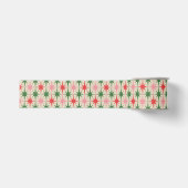Midden-euwse moderne retro kerst-steruitbarstingen grosgrain lint (Voorkant)