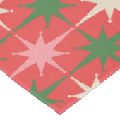 Midden-euwse moderne retro kerst-steruitbarstingen tafelkleed (Gekanteld)