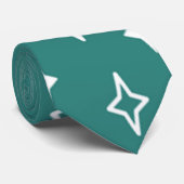 Midden-euwse moderne sterren stropdas (Opgerold)