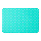 Midden-euwse moderne turquoise badmat (Voorkant)