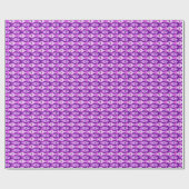 Midden-euwse moderne vis, roze en violet cadeaupapier (Vlak)