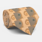 Midden Goud Spirole Dasje Stropdas (Opgerold)