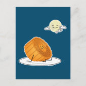Midden-herfst festival Moon cake lunar mooncakes v Briefkaart (Voorkant)
