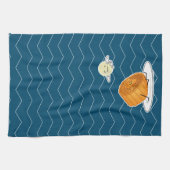 Midden-herfst festival Moon cake lunar mooncakes v Theedoek (Horizontaal)