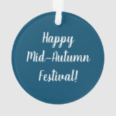 Midden-herfst van het festival van Moon cake lunar Ornament (achterkant)