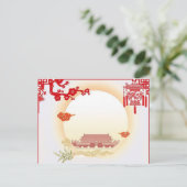 Midden-herfstfestival Briefkaart (Staand voorkant)