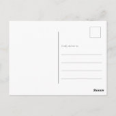 Midden-herfstfestival Briefkaart Mooncake (Achterkant)