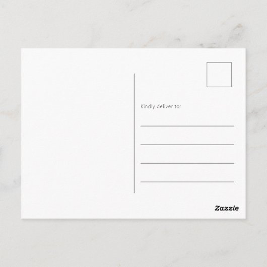 Midden-herfstfestival Briefkaart Mooncake (Achterkant)