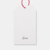 Midden-herfstfestival | Jade Rabbit | Mooncake Cad Cadeaulabel (Achterkant)