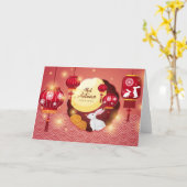 Midden-herfstfestival Kaart (Gele Bloem)