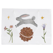 Midden-herfstfestival | Mooncake Rabbit Gift Bag Groot Cadeauzakje (Achterkant)