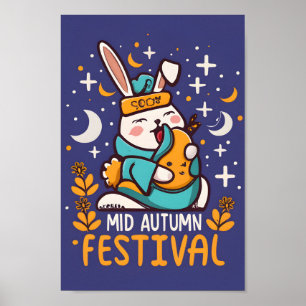 Midden-herfstfestival Poster