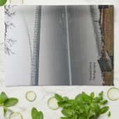 Midden-Hudson Bridge Theedoek (Gevouwen)