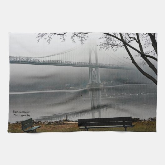 Midden-Hudson Bridge Theedoek (Horizontaal)