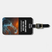 Midden-infrarood de pijlers van de schepping. bagagelabel (Voorkant horizontaal)