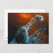 Midden-infrarood de pijlers van de schepping. briefkaart (Voorkant / Achterkant)