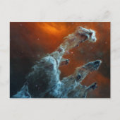 Midden-infrarood de pijlers van de schepping. briefkaart (Voorkant)