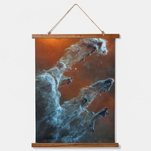 Midden-infrarood de pijlers van de schepping. hangend wandkleed (Voorkant)