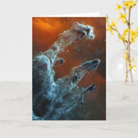 Midden-infrarood de pijlers van de schepping. kaart (Gele Bloem)