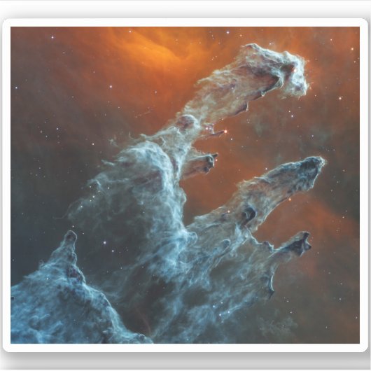 Midden-infrarood de pijlers van de schepping. sticker (Voorkant)