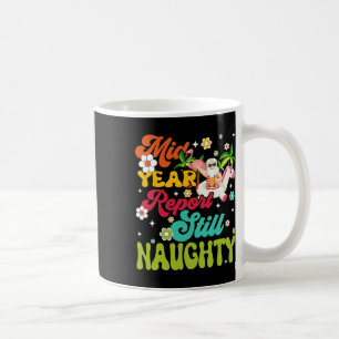 Midden jaar verslag nog steeds Naughty Santa Hawai Koffiemok