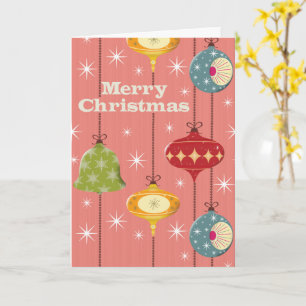 Midden jaren 50 Kerstballen Kaart