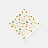 Midden jaren 60/70 stijl servet (Hoek)