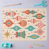 Midden-Jaren-Vijftig Kerstversiering Retro Kerstmi Tissuepapier (Craft)