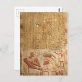 Midden-Koninkrijk Oude Egypte Hieroglyphikken Briefkaart (Voorkant / Achterkant)