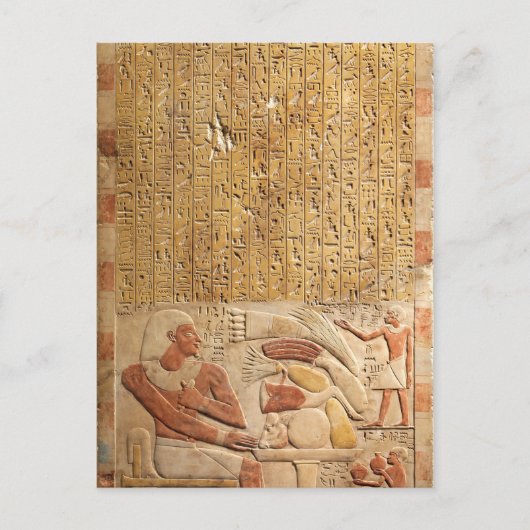 Midden-Koninkrijk Oude Egypte Hieroglyphikken Briefkaart (Voorkant)